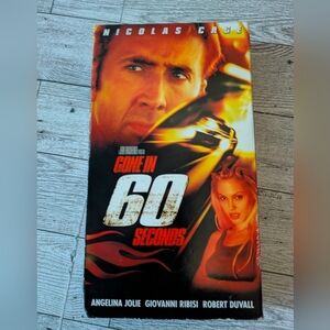 Gone in 60 Seconds Movie Vhs Tape